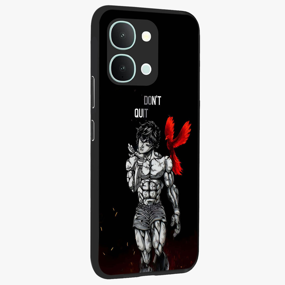 Rise Beyond Limits Glass Case upright view showcasing powerful inspirational artwork with uplifting theme.