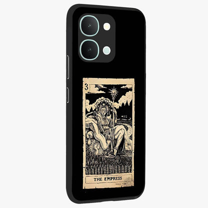 The Empress Glass Case upright view showcasing powerful empress themed artwork with luxurious artistic theme.