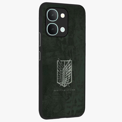 Wings Of Freedom Glass Case upright view showcasing powerful wings artwork with freedom themed design.