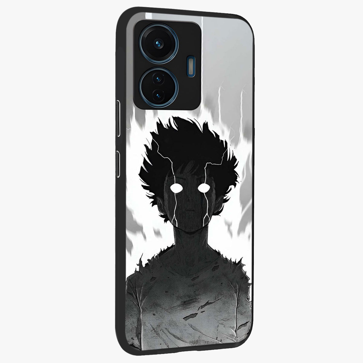 Awakened Inner Rage Glass Case upright view showcasing dramatic artwork with strong expressive aesthetic.