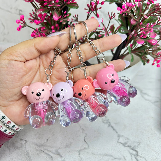 Sweet Teddy Lipstick keyrings