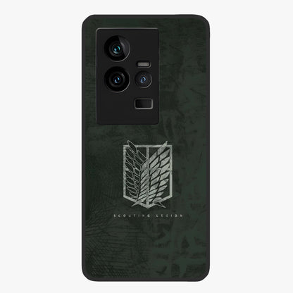 Wings Of Freedom Glass Case showing flat back view with symbolic wings artwork and glossy glass finish.