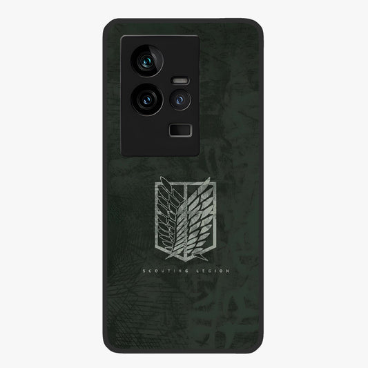 Wings Of Freedom Glass Case showing flat back view with symbolic wings artwork and glossy glass finish.