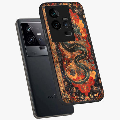 Inferno Dragon Soul Glass Case displayed in angled mockup highlighting powerful dragon illustration with inferno aesthetic.