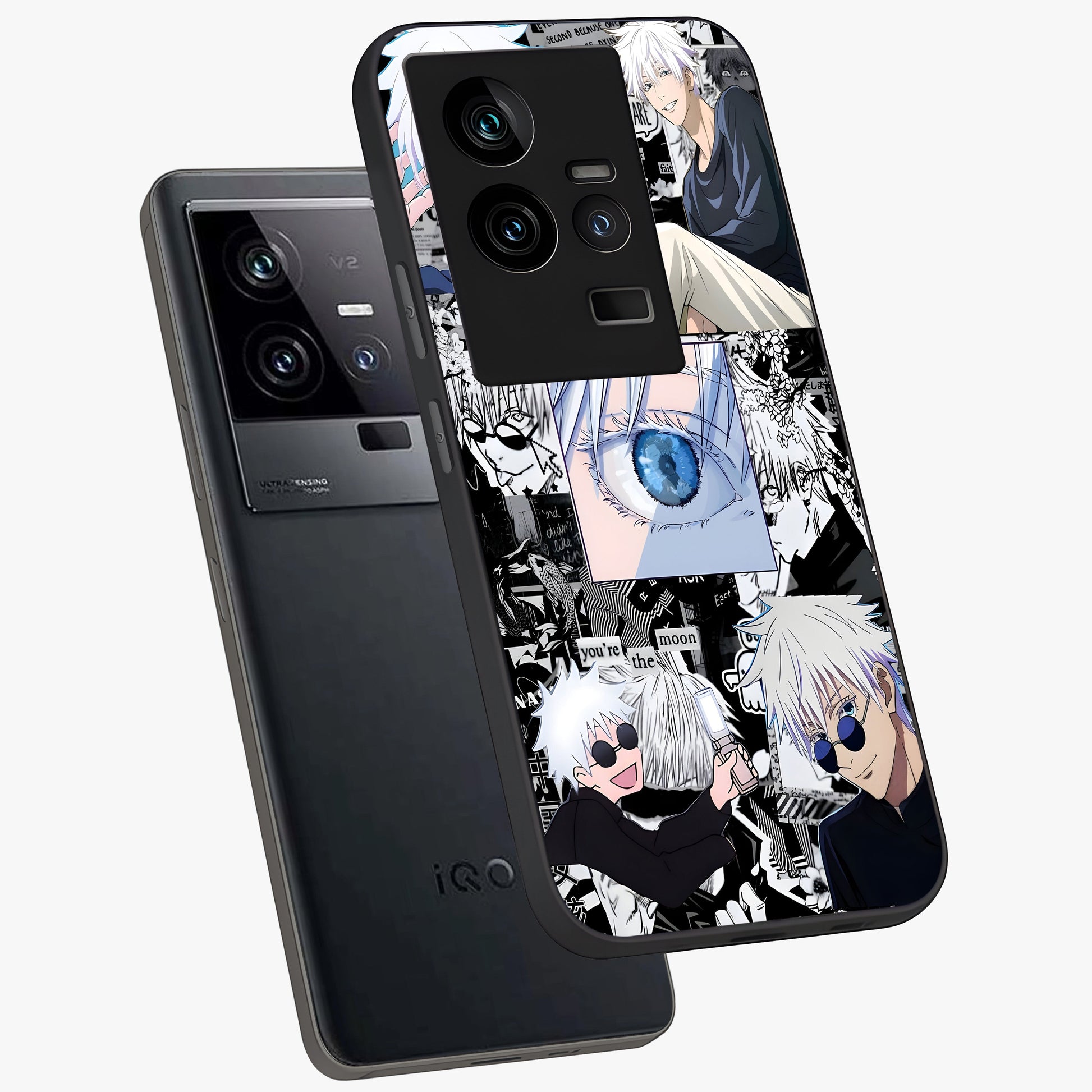 Infinity Sorcerer Chaos Glass Case displayed in angled mockup highlighting powerful magical design with fantasy aesthetic style.