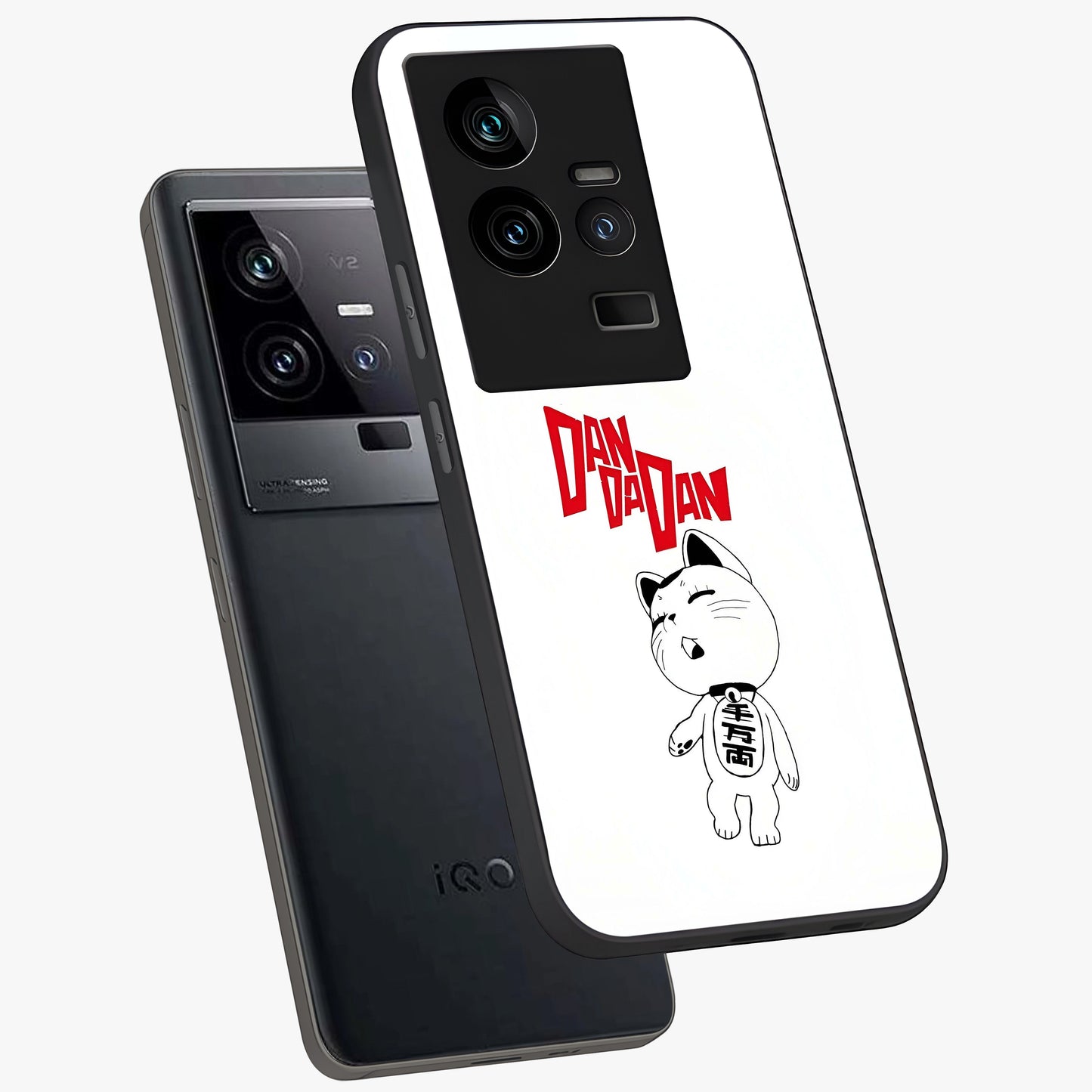 Playful Spirit Charm Glass Case displayed in angled mockup highlighting lively decorative design with playful aesthetic style.