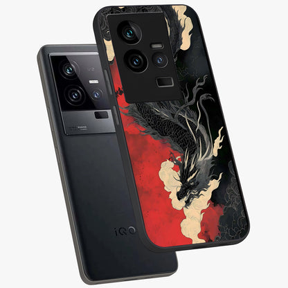 Shadow Dragon Fury Glass Case displayed in angled mockup highlighting powerful dragon illustration with dark fantasy aesthetic.