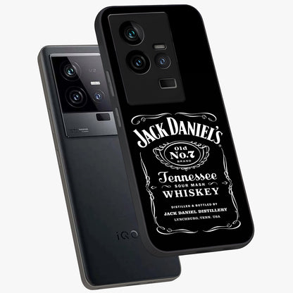 Vintage Whiskey Heritage Glass Case displayed in angled mockup highlighting retro beverage themed design with heritage aesthetic.