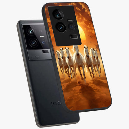 Wild Sunset Majesty Glass Case displayed in angled mockup highlighting vibrant sunset sky design with scenic aesthetic.