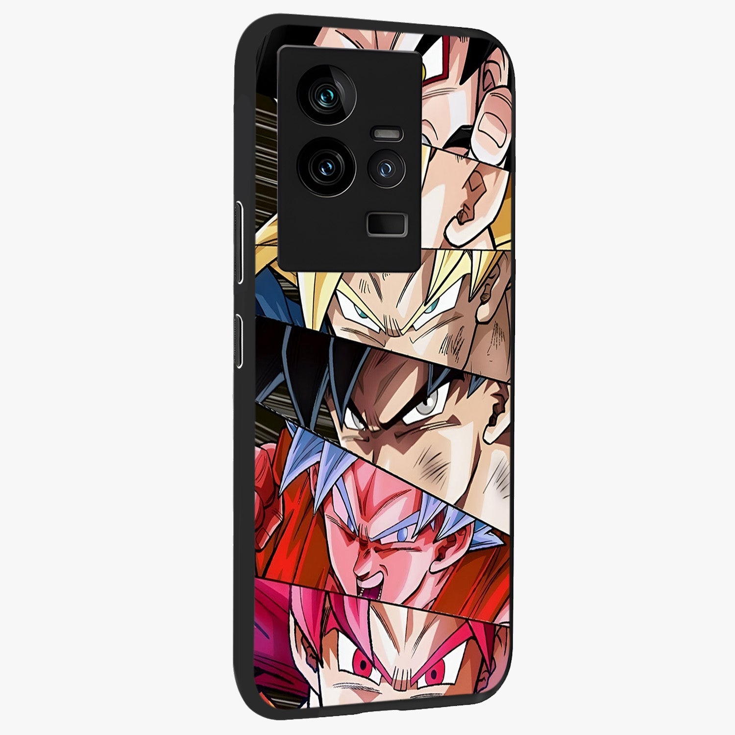 Anime Character Glass Case upright view showcasing expressive anime artwork with bold graphic style.