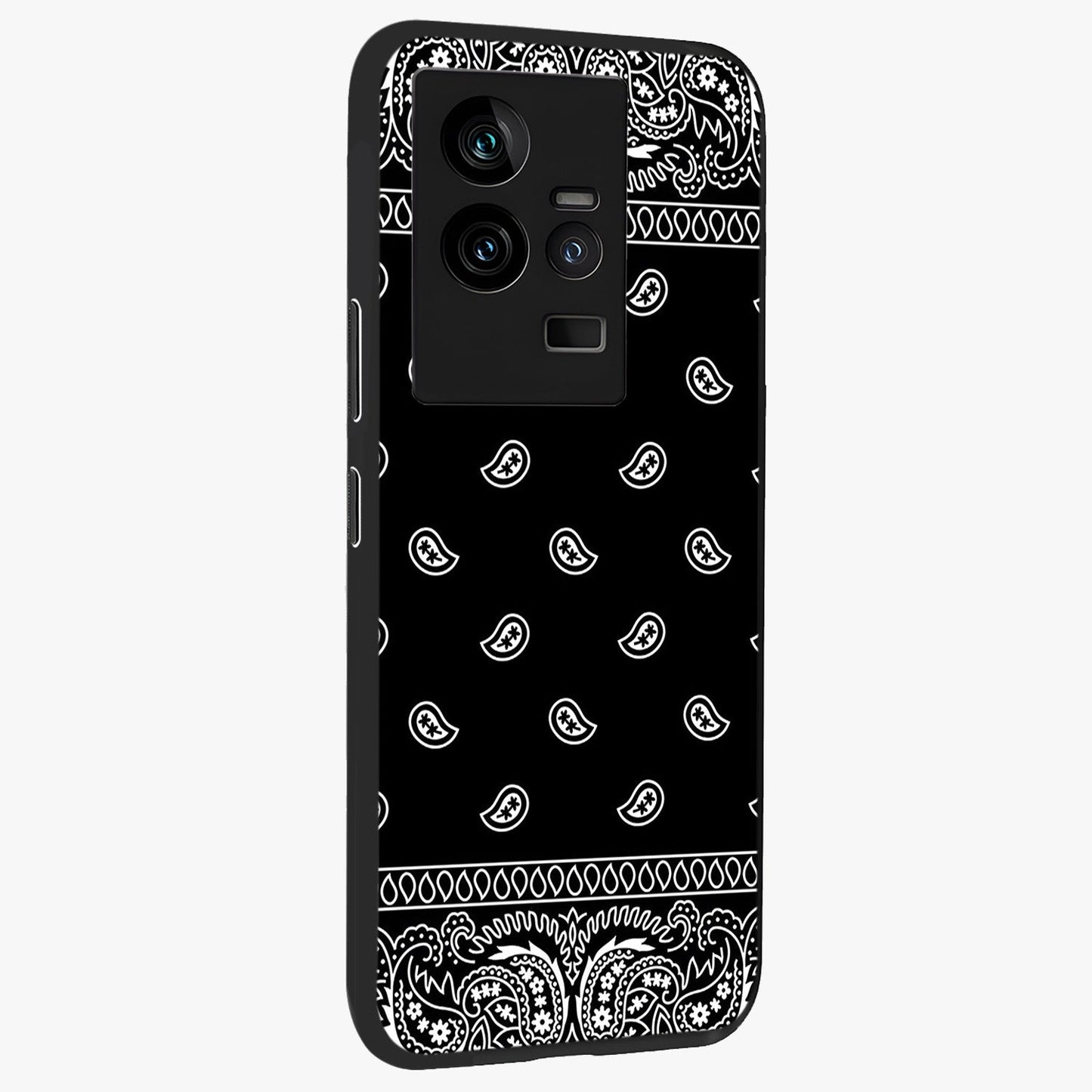 Retro Rebel Threads Glass Case upright view showcasing stylish vintage artwork with bold retro theme.