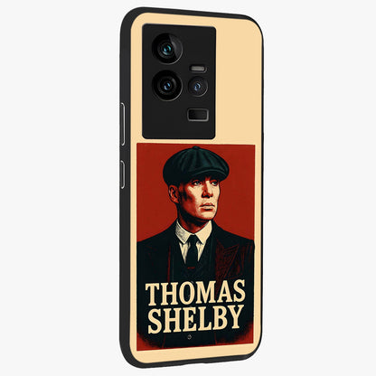 Vintage Mafia Authority Glass Case upright view showcasing dramatic vintage artwork with iconic authority theme.