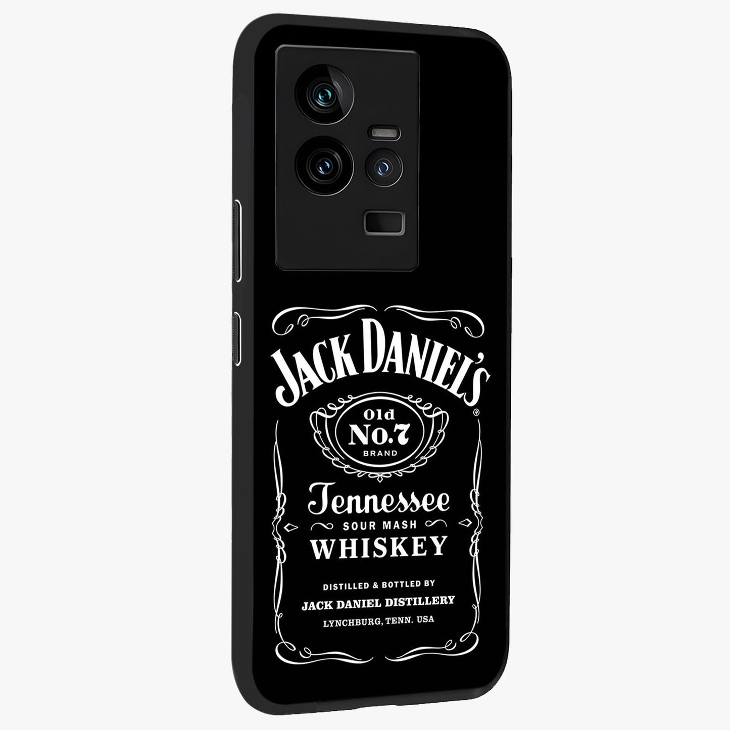 Vintage Whiskey Heritage Glass Case upright view showcasing stylish vintage whiskey artwork with timeless bar culture theme.