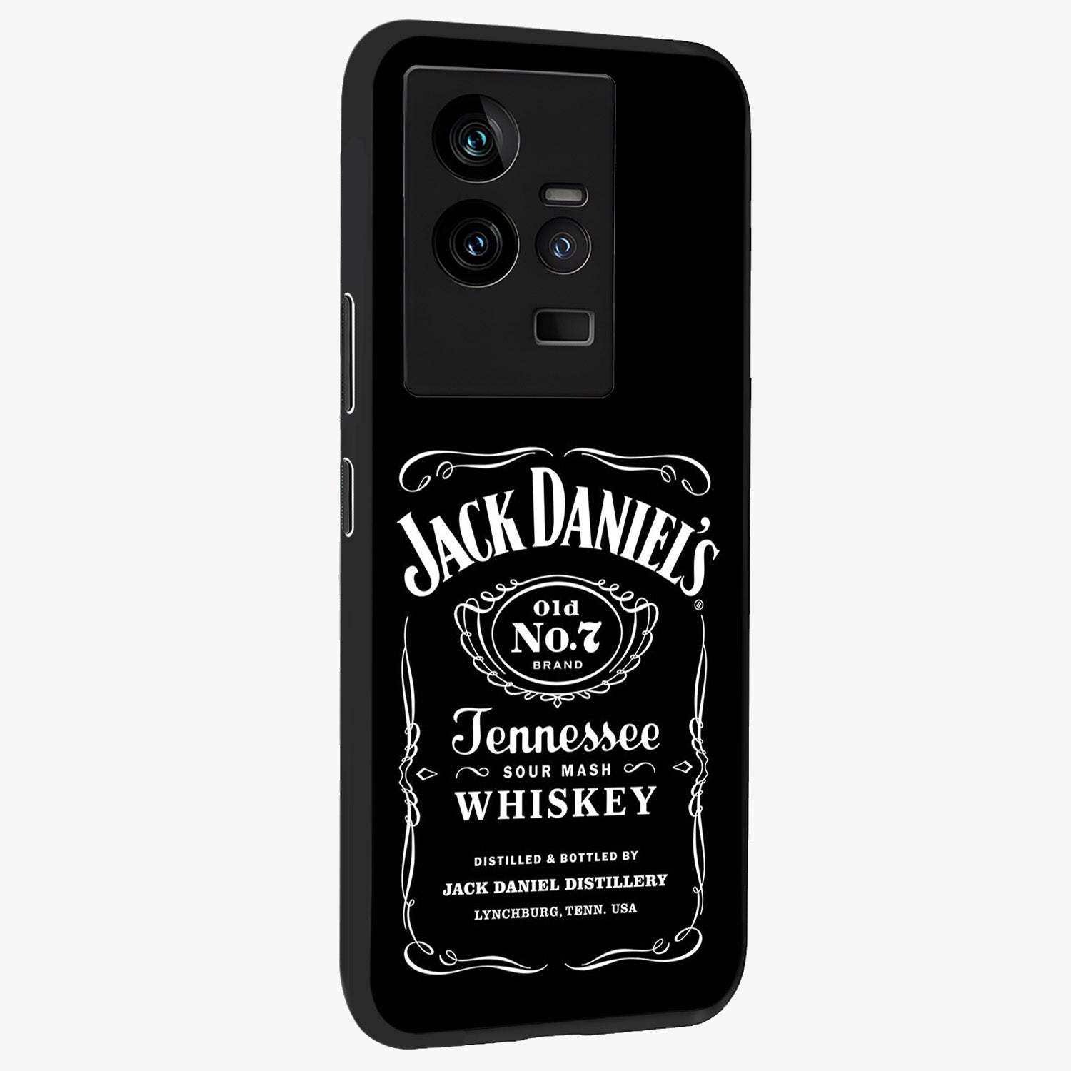 Vintage Whiskey Heritage Glass Case upright view showcasing stylish vintage whiskey artwork with timeless bar culture theme.