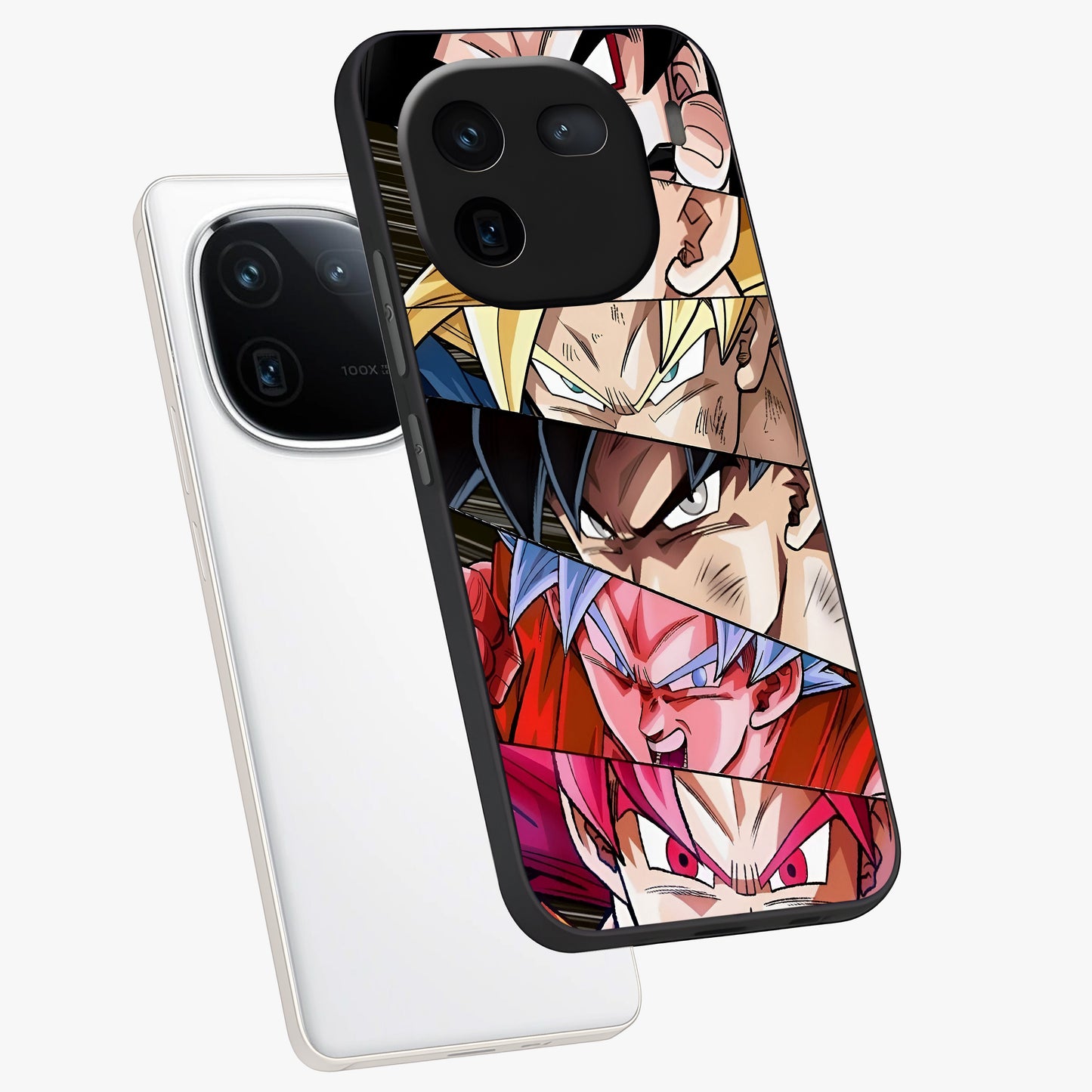 Anime Character Glass Case displayed in angled mockup highlighting colorful anime character illustration.