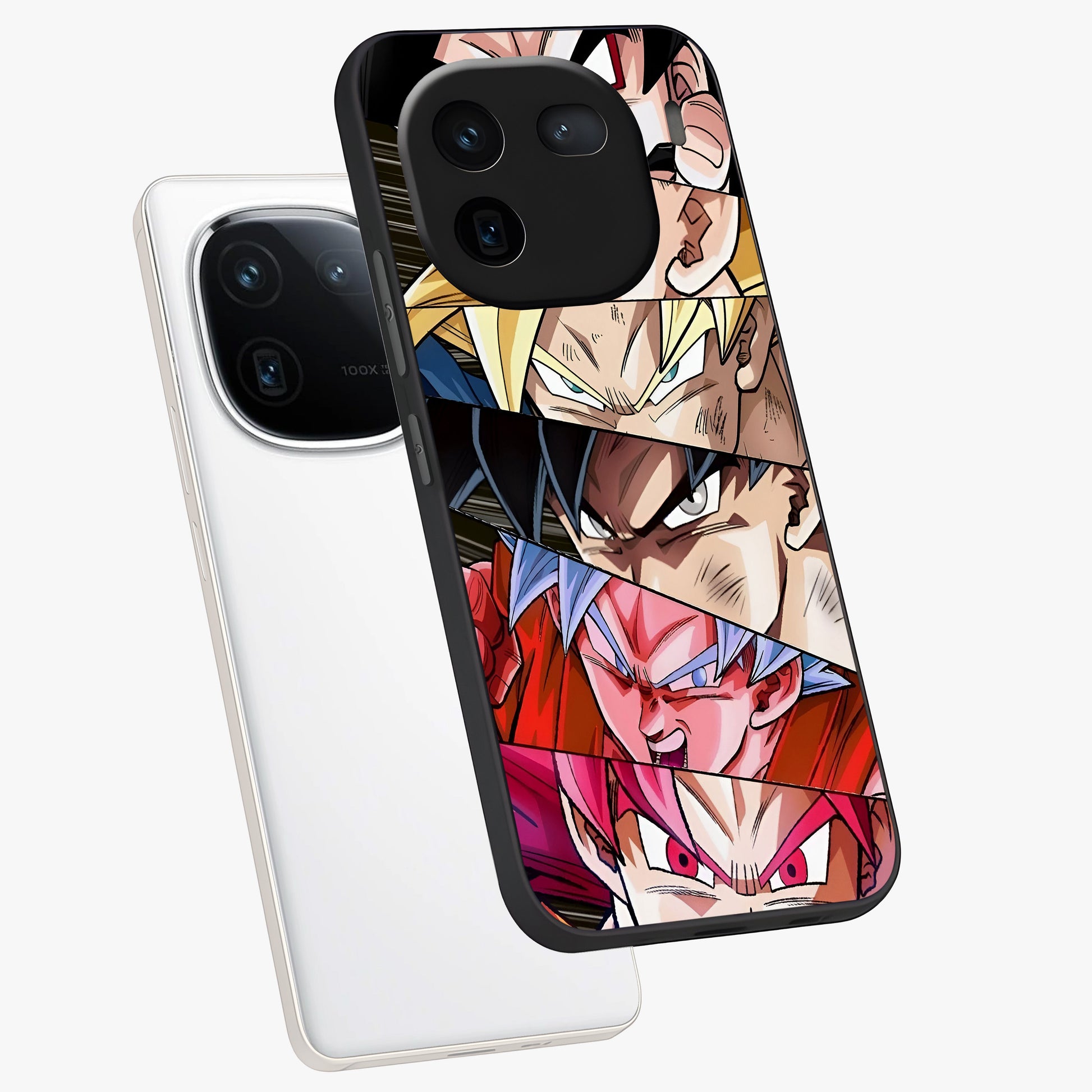 Anime Character Glass Case displayed in angled mockup highlighting colorful anime character illustration.