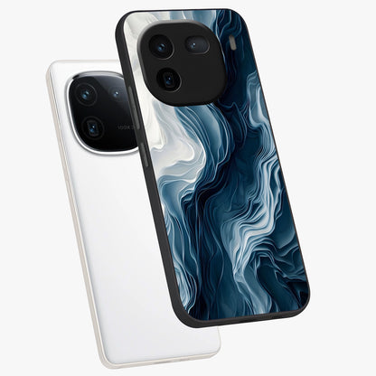 Ethereal Paper Marble Glass Case displayed in angled mockup highlighting elegant marble pattern with modern aesthetic style.