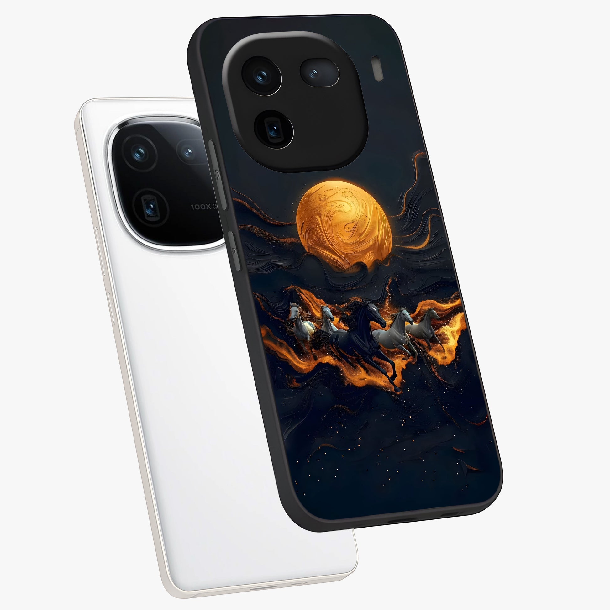 Golden Royal Heritage Glass Case displayed in angled mockup highlighting luxurious heritage design with golden aesthetic style.