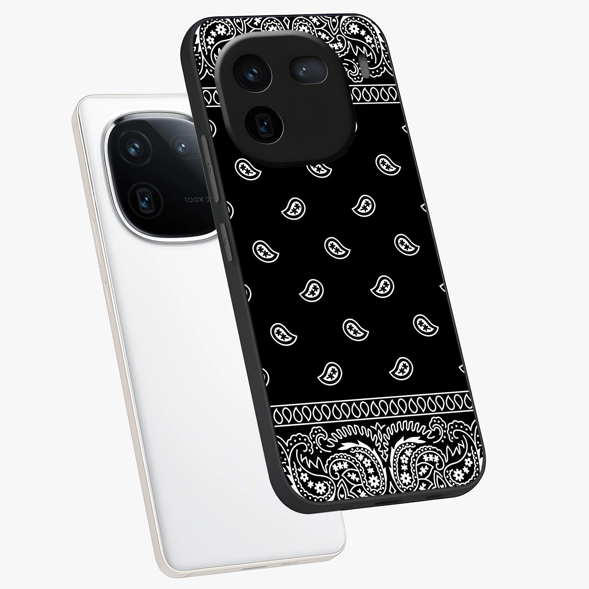 Retro Rebel Threads Glass Case displayed in angled mockup highlighting retro inspired graphic design with rebellious aesthetic.