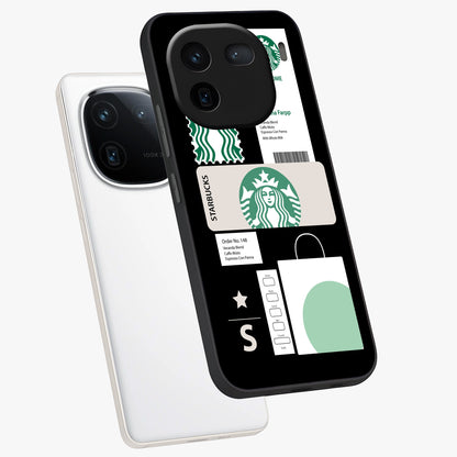 Starbucks Mocha Glass Case displayed in angled mockup highlighting stylish mocha themed design with cozy café aesthetic.
