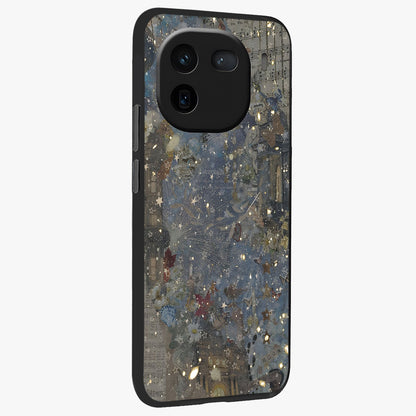 Aesthetic Astrolophia Glass Case upright view showcasing soft aesthetic theme with stylish modern look.