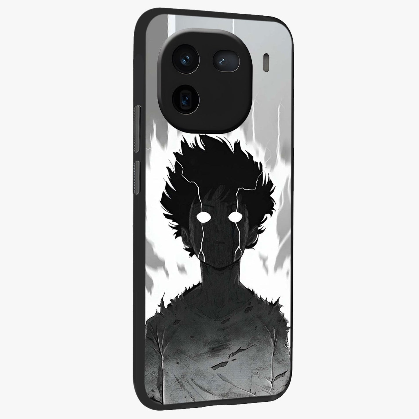 Awakened Inner Rage Glass Case upright view showcasing dramatic artwork with strong expressive aesthetic.