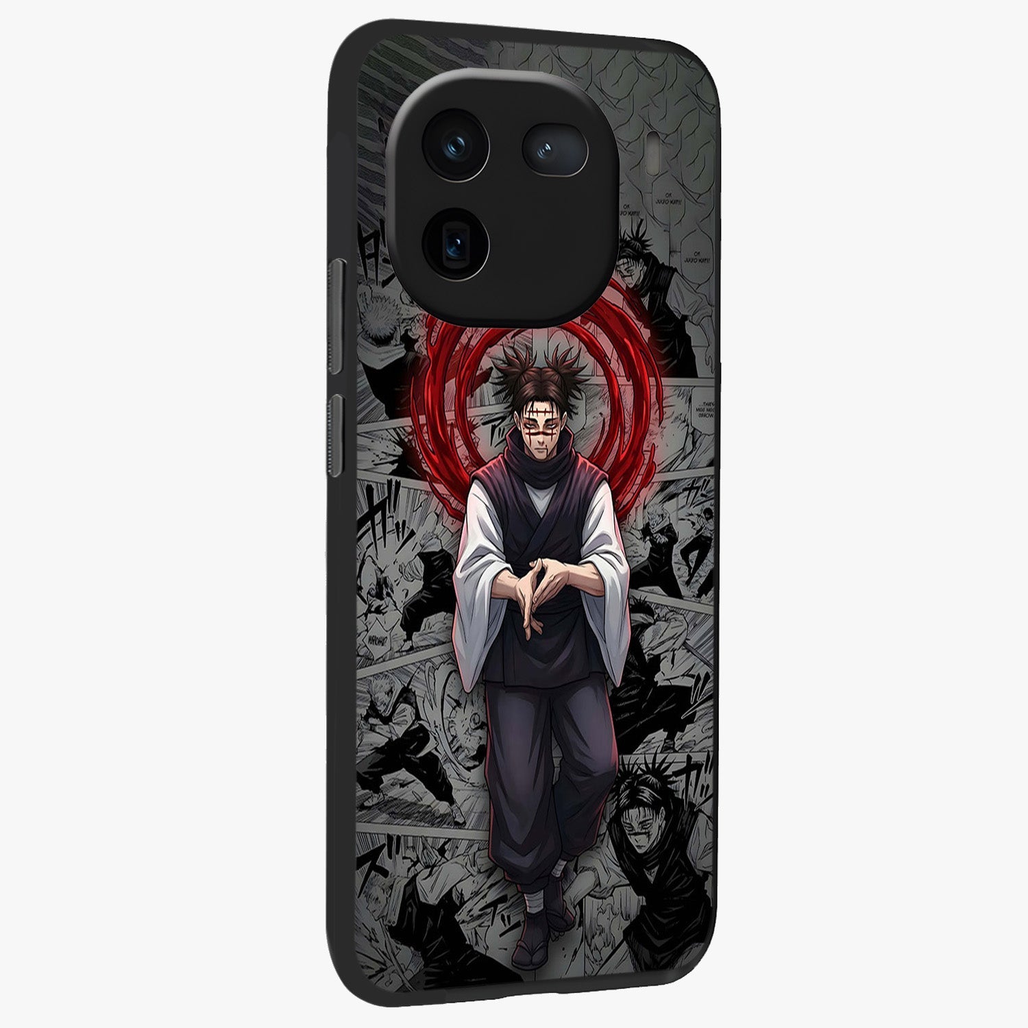 Cursed Ritual Ascension Glass Case upright view showcasing powerful ascension artwork with dark fantasy theme.