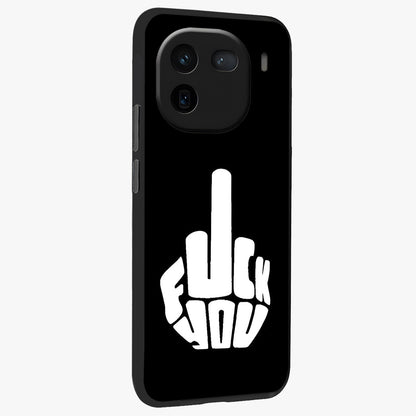 Rebel Mode On Glass Case upright view showcasing striking statement artwork with bold rebellious theme.