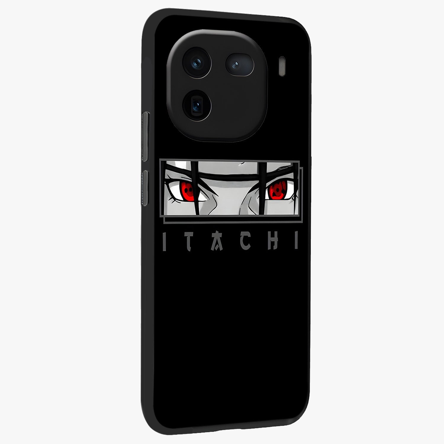 Scarlet Gaze Dominance Glass Case upright view showcasing powerful dramatic artwork with dominant artistic theme.