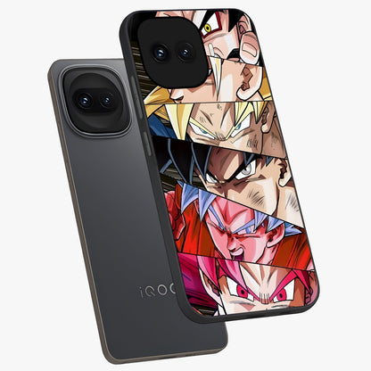 Anime Character Glass Case displayed in angled mockup highlighting colorful anime character illustration.