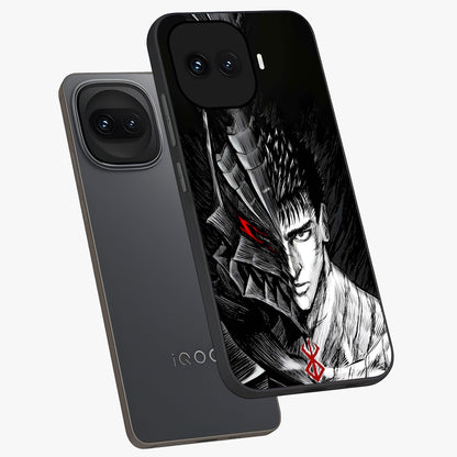 Berserker Blood Oath Glass Case displayed in angled mockup highlighting dark fantasy graphic design and powerful theme.