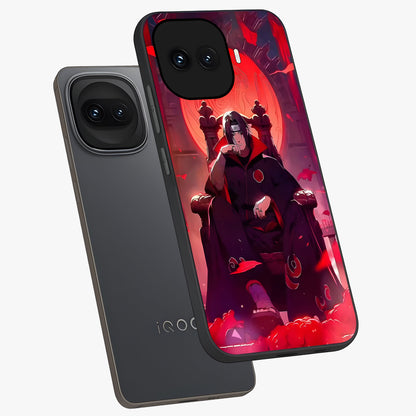 Blood Moon Sovereign Glass Case displayed in angled mockup highlighting dark celestial moon design and dramatic theme.