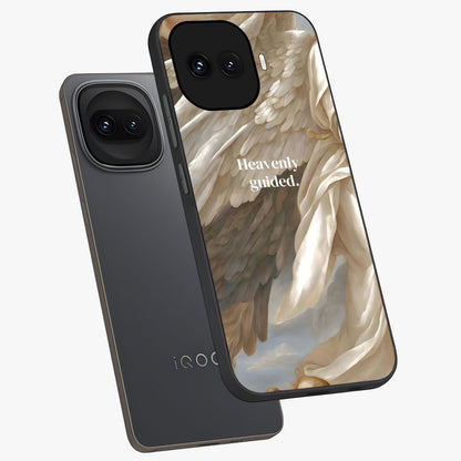 Divine Winged Grace Glass Case displayed in angled mockup highlighting graceful wing design with divine aesthetic style.