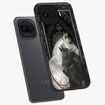 Majestic Ride Legacy Glass Case displayed in angled mockup highlighting sleek vehicle design with bold racing aesthetic.