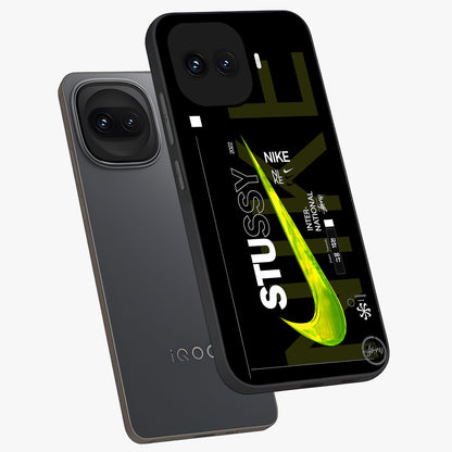 Neon Street Edition Glass Case displayed in angled mockup highlighting vibrant urban design with bold street aesthetic.