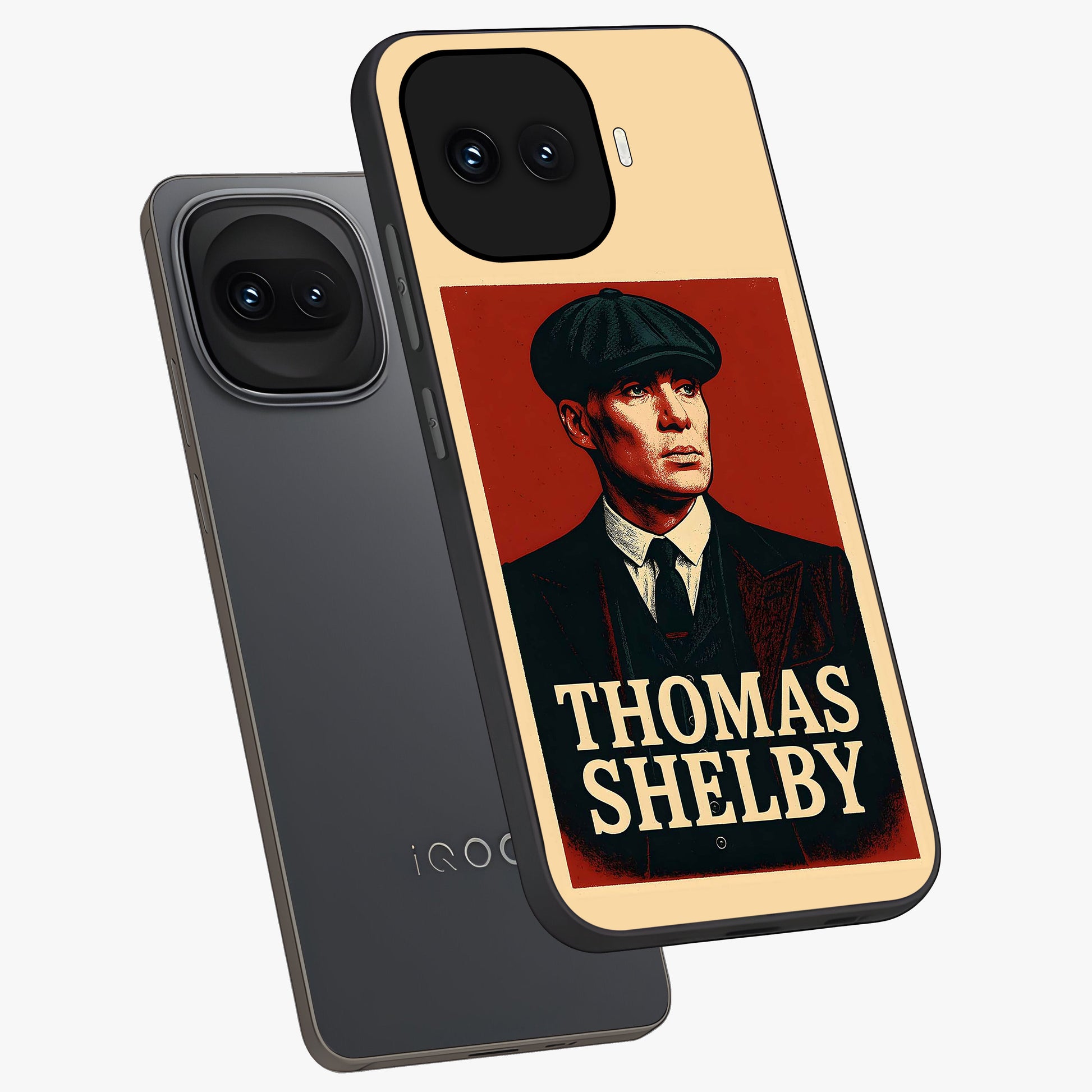 Vintage Mafia Authority Glass Case displayed in angled mockup highlighting powerful retro design with classic gangster aesthetic.