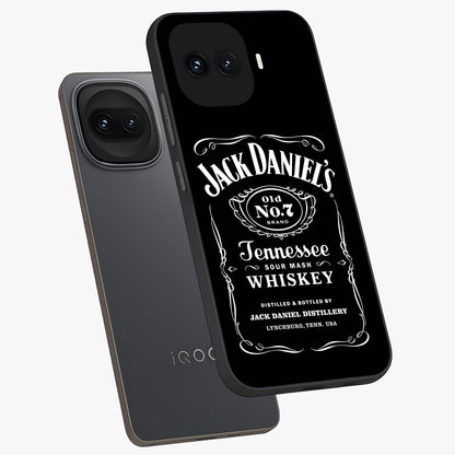 Vintage Whiskey Heritage Glass Case displayed in angled mockup highlighting retro beverage themed design with heritage aesthetic.