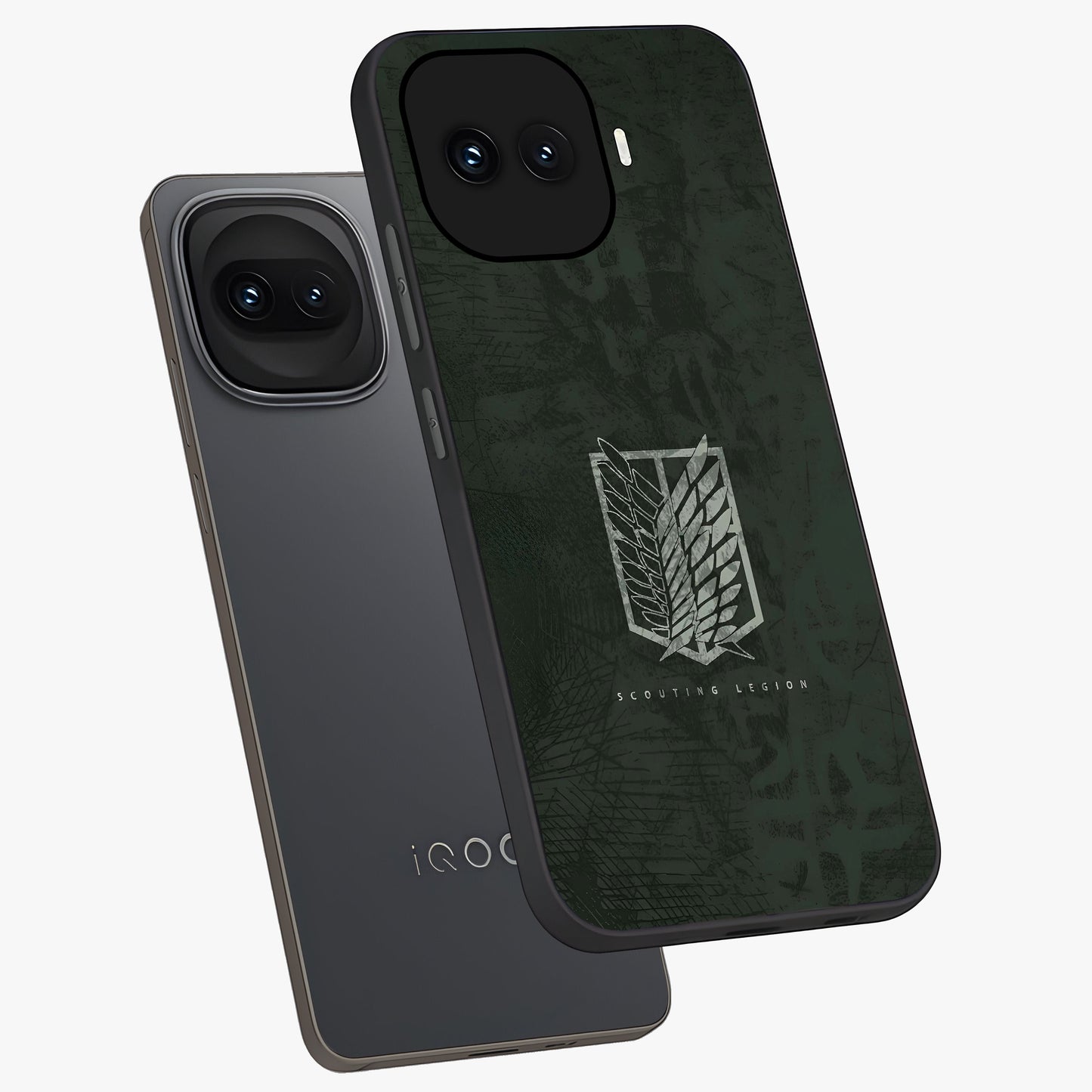 Wings Of Freedom Glass Case displayed in angled mockup highlighting graceful wing design with inspirational aesthetic.