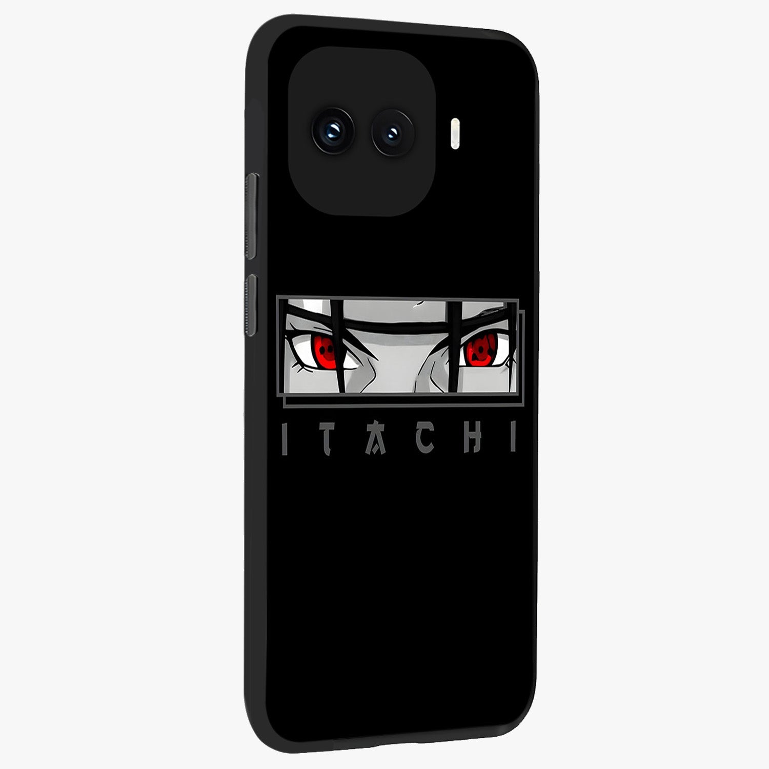 Scarlet Gaze Dominance Glass Case upright view showcasing powerful dramatic artwork with dominant artistic theme.