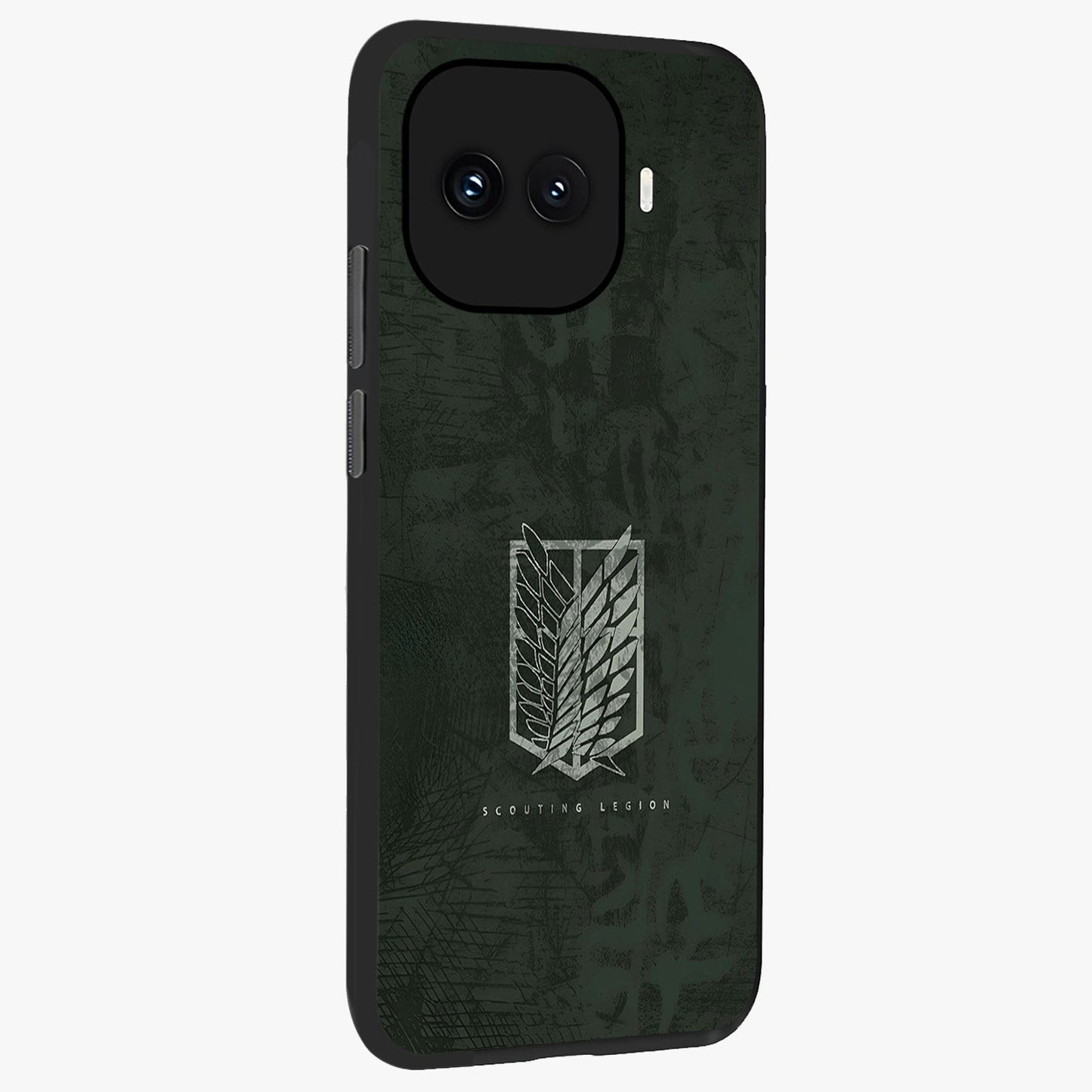 Wings Of Freedom Glass Case upright view showcasing powerful wings artwork with freedom themed design.