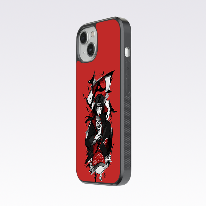 Itachi Uchiha - Mangekyo Sharingan- Red Glass Case