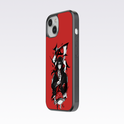 Itachi Uchiha - Mangekyo Sharingan- Red Glass Case