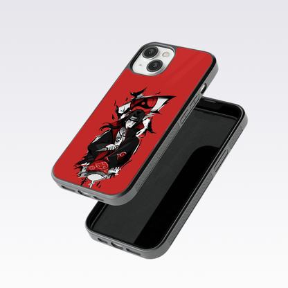 Itachi Uchiha - Mangekyo Sharingan- Red Glass Case