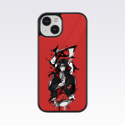 Itachi Uchiha - Mangekyo Sharingan- Red Glass Case