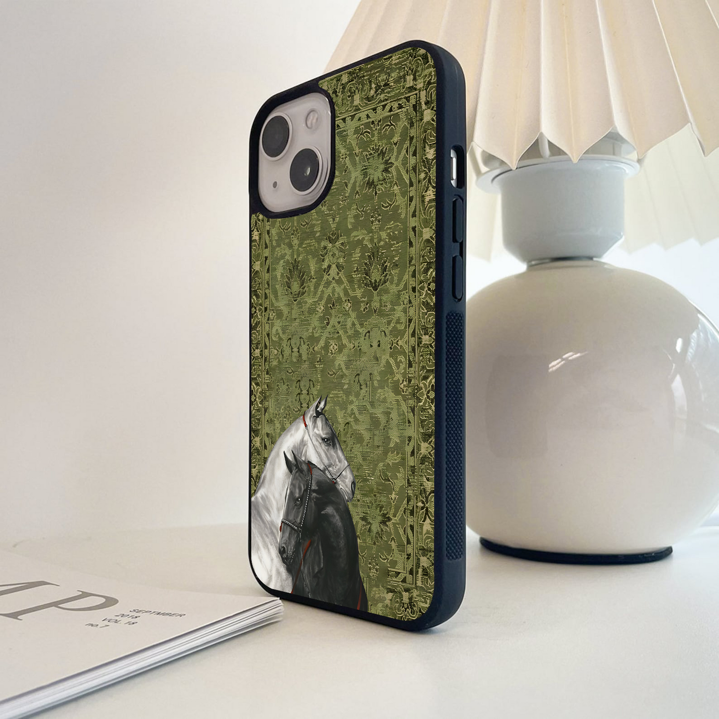 Together Horse Glass Case