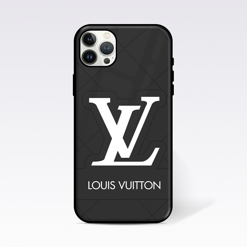 LV Louis Pattern Glass Case