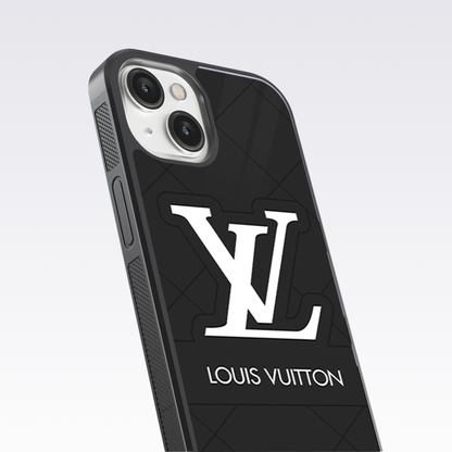 LV Louis Pattern Glass Case