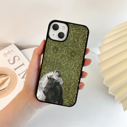 Together Horse Glass Case