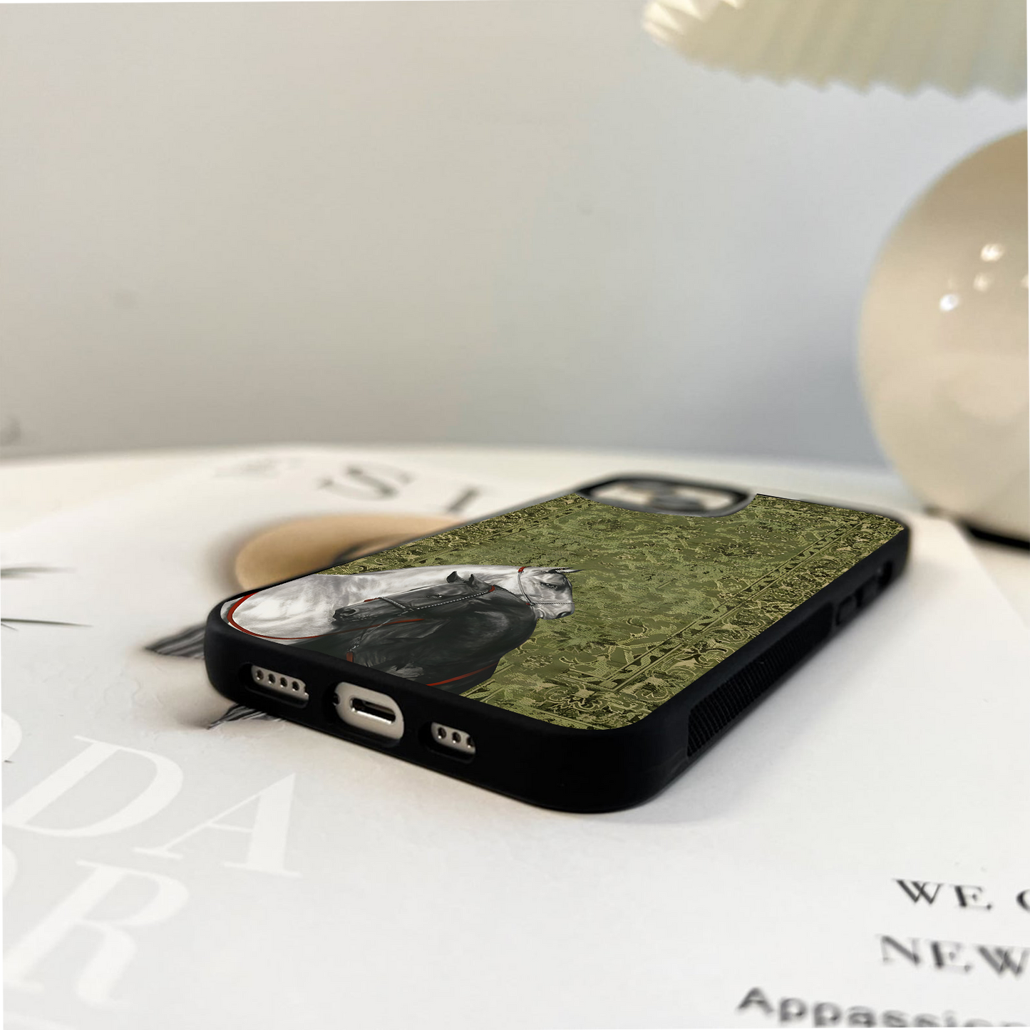 Together Horse Glass Case