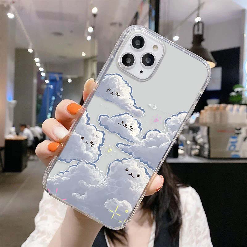 Cloudy Kawaii Dream Clear Silicon Cover